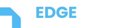 EdgeVolt logo in Blue and White color
